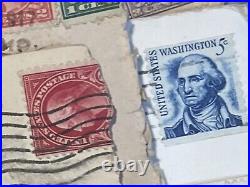 11-Rare George Washington US Postage Two Three And Five Cents Stamps