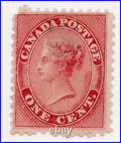 #14 Canada 1859 1c Queen Victoria MH OG cv$750.00