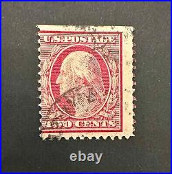 1908 George Washington 2 Cent Stamp Red. Rare