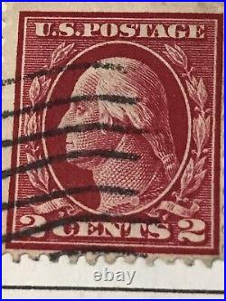 1915 George Washington 2 Cent Red Stamp