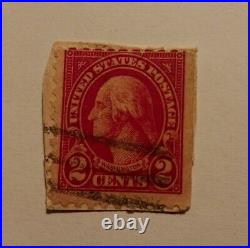 1922-1934 Series George Washington 2 Cent Postage Stamp Type 1 Scott #599