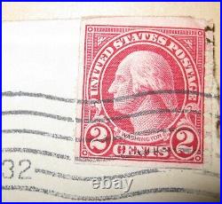 2-Cent Red GEORGE WASHINGTON U. S. Postage Stamp issued 1928