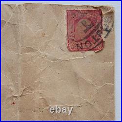 2 cent George Washington Stamp Red Cancelled with Boston Stamp original envelope