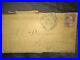 ANTIQUE RARE 1857 USPS Letter Cover 3 Cent George Washington Stamp With Letter