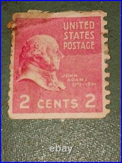 A Really Nice John Adams 2 Cent Stamp