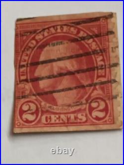 A Very Good Example Of A 1911 George Washington 2 Cent Stamp