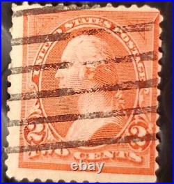 Collectable Rare George Washington 2 Cent Stamp Usps 1923 Red