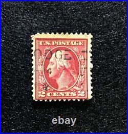 George Washington 1908 Red Two Cent Postage Stamp Very Rare, Unhinged