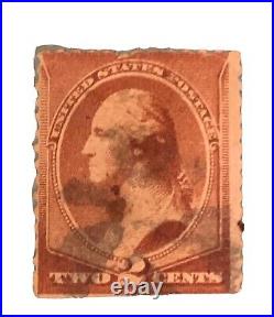 George Washington 2 Cent Red Brown Stamp