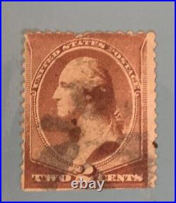 George Washington 2 Cent Red Brown Stamp