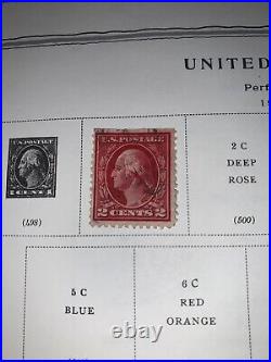 George Washington 2-Cent Stamp Used Rare Valuable Red 1922
