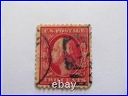 George Washington 2 cent red stamp, old usa stamp 1919