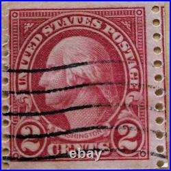 George Washington 2 cents red stamp rare