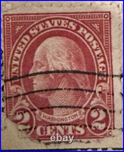 - George Washington Red 2 Cent Stamp