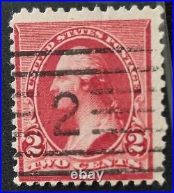 George Washington Red Stamp 2 Cent