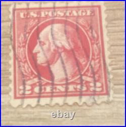 George Washington Red Two 2 Cent Postage Stamp