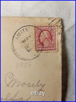 George Washington Red Two Cent Postage Stamp Very Rare Early1900s Stamp lot 007