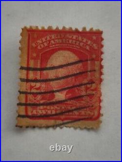 George Washington Red VERY Rare 2 Cent Stamp from 1932
