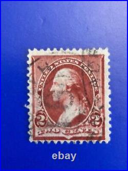 George Washington Red Very Rare 2 Cent Stamp (set Of 2)
