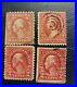 George Washington Two Cent USPS Stamps Red Very Rare! EXCELLENT