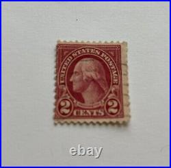 George Washington US Postage Stamp 2 Cents Rare Red 1923