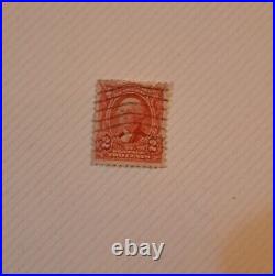 George Washington Vintage Rare 1932 US 2 Cent Stamp RED
