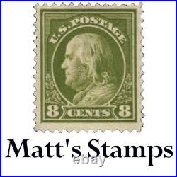 MATT'S STAMPS SCOTT #1 USED 5-CENT BENJAMIN FRANKLIN, RED CANCEL withCERT, CV$400