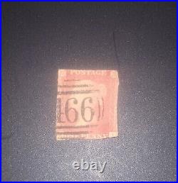 One penny red stamp 1850- 1855