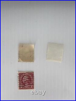 RARE GEORGE WASHINGTON RED 2 CENT STAMPS And 5 Cent STAMP