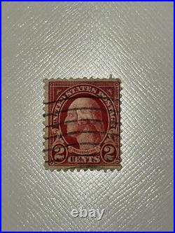RARE George Washington Red Two 2 Cent Postage Stamp