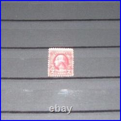 RARE! HTF Red U. S. 2 Cent George Washington Postal Stamp