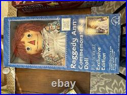 Raggedy Ann doll FAO Schwarz RARE LOOK 598/600! Exclusive box 32 cent stamp