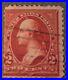 Rare 1900s George Washington 2 Cent Red Stamp