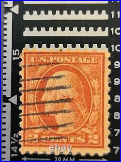 Rare 1912 George Washington Red 2 Cent Stamp excellent