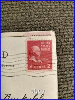 Rare Red-2 cents John Adams Stamp