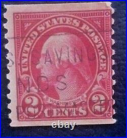 Rare US Postage Stamp Red Color George Washington Two Cent 2¢ 1927 Stamp