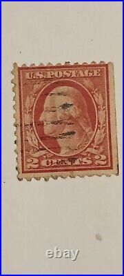 Rare US Stamp George Washington Red 2 cent stamp