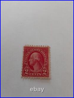 Rare george washington red 2 cent stamp