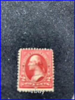 Stamp. 1926 washington red overprint 2cent stamp