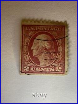Stamp USA George Washington Rare 2 Cent Red
