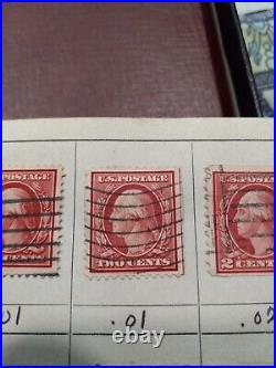 Stamp USA George Washington Rare 2 Cent Two cents Red