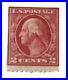 Super RARE George Washington Red Two Cent Postage Stamp. Postmarked In 1914