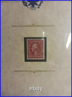 The Two Cent Coil Stamp Of 1914 (Type1) Red USA Postage Stamp George Washington