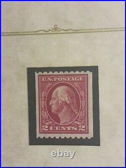 The Two Cent Coil Stamp Of 1914 (Type1) Red USA Postage Stamp George Washington
