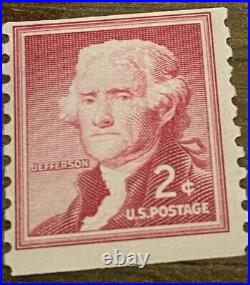 Thomas Jefferson -RED 2 Cent -Postage Stamp-Used Fine Collectible