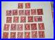 ULTRA RARE Variations George Washington Two 2 Cent Red Stamp Lot Of 25