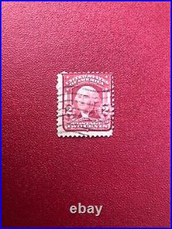 USA George Washington 2 Cent Carmine Red Stamp 1902-1903 Perforated