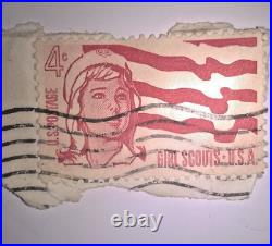 US 4 Cent Girl Scouts Postage Stamp 1960 Scott 1157