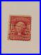 US George Washington 2 Cent Carmine Red Stamp 1902-1903 12 Perforated