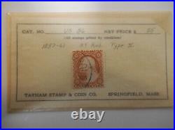 US Scott #26A 3 Cent Washington, 1857-61, Excellent Condition, Tatham Stamp Co